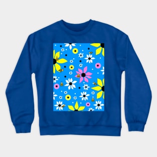 SPRINGTIME Bloom - Flowers Art Crewneck Sweatshirt